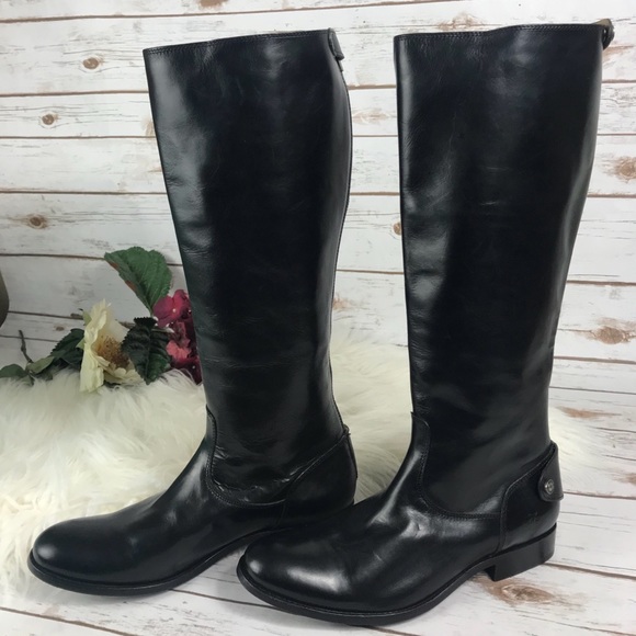 NWOB Frye Melissa Button Back Zip Boots - Picture 3 of 8
